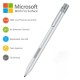 Metal Stylus With Portable Clip Electronic Pen 4096 Pressure Sensitive Stylus Compatible For Microsoft Surface Go Pro7/6/5/4/3/book Go silver