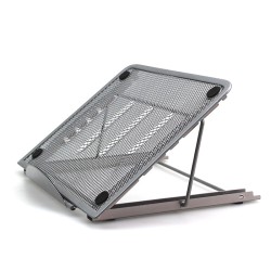 Multifunction Mesh Ventilated Adjustable Laptop Stand black