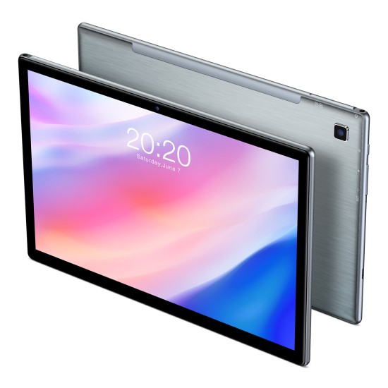 Original TECLAST P20 Tablet 10.1inch High-definition Screen Metal 1920×1200 4GB RAM 64GB ROM Type-C AI-speed-up 6 Android 10.0 Tablet Pc U.S. plug  4+64