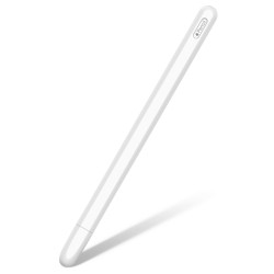 Silicone Case For Apple Pencil 2 Cradle Stand Holder For iPad Pro Stylus Pen Protective Cover white