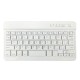 Slim Portable Mini Wireless Bluetooth Keyboard for Tablet Laptop Smartphone iPad  9 inch white