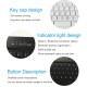 Slim Portable Mini Wireless Bluetooth Keyboard for Tablet Laptop Smartphone iPad  9 inch white