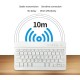 Slim Portable Mini Wireless Bluetooth Keyboard for Tablet Laptop Smartphone iPad  9.7/10.1 inch white