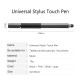 Universal Touch Screen Pen Capacitive Drawing Laptop stylus For Android  PC IOS black