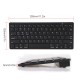 Wireless Gaming Keyboard Computer Game Universal Bluetooth Keyboard for Spanish German Russian French Korean Arabic English black