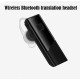 HT20 Smart Voice Translator Wireless Headset Bluetooth5.0 Earphone Multi Languages Instant Real-time Translation black