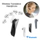 Intelligent 28 Language Translator Real Time Voice Wireless Bluetooth Headphones Smart Audio Translation Grey