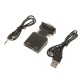 1080P VGA Male to HDMI Female HDTV with 3.5mm Audio USB Plug Cable Adapter  black