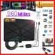 960 Miles TV Aerial Indoor Amplified Digital HDTV Antenna with 4K UHD 1080P DVB-T Freeview TV for Life Local Channels Broadcast As shown