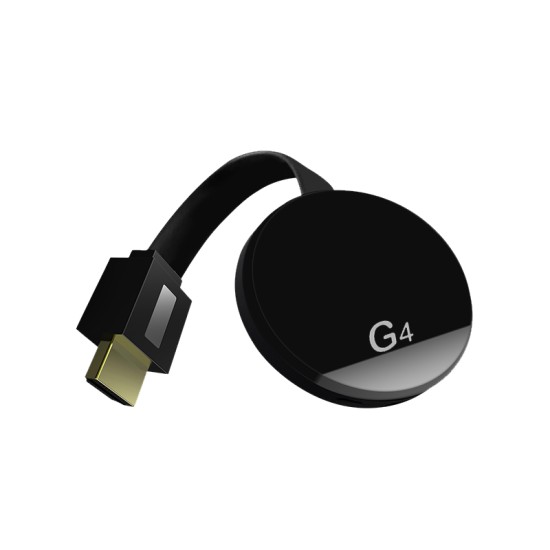 For Google Chromecast 2/3/2018 Android Netflix YouTube Cromecast Miracast WiFi HDMI Dongle Receiver Mirascreen G4 Media Streamer black