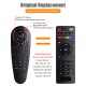 G30 Remote Control 2.4G Wireless Voice Air Mouse 33 Keys IR Learning Gyro Sensing Smart Remote for Game Android TV Box black