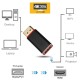 High Speed Displayport DP to HDMI 4K Aluminium Alloy DP Male to HDMI Female to HDMI DP Adapter Converter black