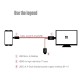 Micro USB to HDMI 1080P HD TV Cable Adapter for Android Samsung Phones 11PIN 5PIN+11PIN white