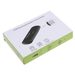 Mini Music Audio Transmitter 2.1 Wireless Audio Music Stereo Transmit Dongle Transmitters for Television Computer DVD MP3 black