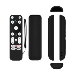 Remote Controller Case Protective Cover for Android TV 4k Uhd Streaming Devic Black