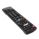 Replacement Led TV Remote Control Controller for Panasonic Smart Led TV Netflix N2qayb Universal Black