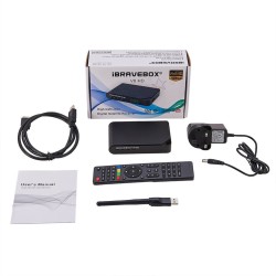 iBRAVEBOX V8 HD 1080P DVB-S2 Digital Free Satellite Web TV Receiver PVR USB WIFI US plug