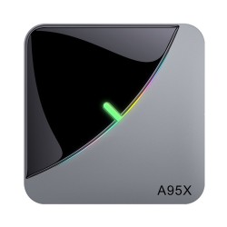 A95X F3 Air 8K RGB Light TV Box Android 9.0 Amlogic S905X3 4GB 64GB Wifi 4K Netflix Smart TV BOX Android 9 A95X-F3 Gray + black_4GB + 32GB with T1 voice remote control