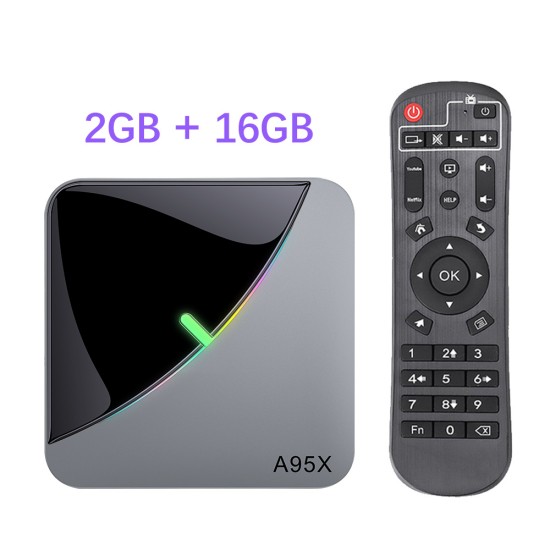 A95X F3 Air 8K RGB Light TV Box Android 9.0 Amlogic S905X3 4GB 64GB Wifi 4K Netflix Smart TV BOX Android 9 A95X-F3 Gray + black_2GB + 16GB with T1 voice remote control