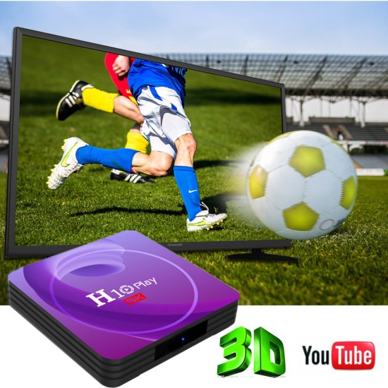 Allwinner H10 TV Box Hd Smart Network Player for Android 9.0 British plug