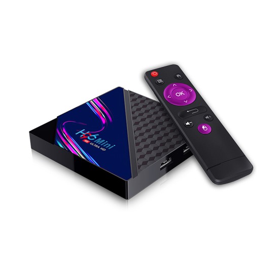 Android 10.0 Tv  Box H96 Mini V8 Rk3228a Wifi Media Player Tv Receiver 1+8G_British standard