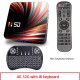 For Android Tv  Box Android 10.0 4k 4gb 32gb 64gb Media Player 3d Video Smart Tv Box 4+32G_Australian plug+I8 Keyboard