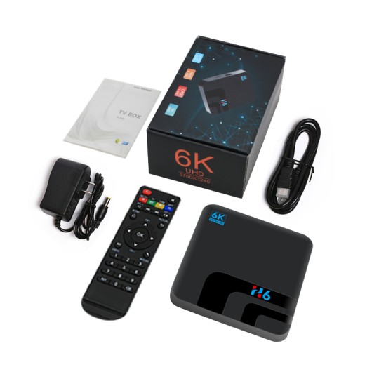 H6 TV BOX Black EU Plug