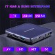 H96 Max V12 Set-top Box android 12.0 Rk3318 5GWiFi Dual-band Tv Player with RC Blue US Plug 4+64GB