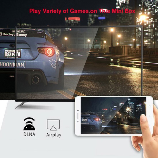 H96 max 3318 Quad-Core 2+16G/4+32G Android 9.0 HD Smart Network Media Player TV Box US plug