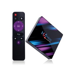 H96 max 3318 Quad-Core 4+64G Android 9.0 HD Smart Network Media Player TV Box EU plug