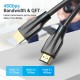 HDMI 2.1 HD Cable Black HDR High Definition 8k60hz/4k120hz Computer TV Box Video Cable 3 m