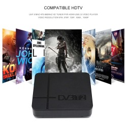 High Digital Tv Terrestrial Receiver Dvb-t2 K2 Hd Set-top  Box Pvr Tv Tuner Full 1080p Set Top Box US Plug