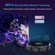 Hk1 Rbox H8 Set-top Box H618 android 12.0 Hd Dual-band Wifi6 Bluetooth 5.0 with RC Black 2GB+16GB EU Plug