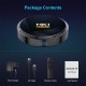 Hk1 Rbox H8 Set-top Box H618 android 12.0 Hd Dual-band Wifi6 Bluetooth 5.0 with RC Black 2GB+16GB US Plug