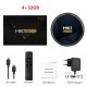 Hk1 Rbox H8 Set-top Box H618 android 12.0 Hd Dual-band Wifi6 Bluetooth 5.0 with RC Black 4GB+32GB EU Plug