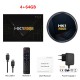 Hk1 Rbox H8 Set-top Box H618 android 12.0 Hd Dual-band Wifi6 Bluetooth 5.0 with RC Black 4GB+64GB US Plug