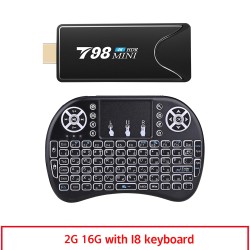 Mini Tv  Stick  Box Tv T98 Mini Tvbox Rk3318 Android10.0 Tv  Box Media Player Tv Receiver 2+16g 2+16G_British plug