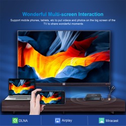 Smart TV Box X98h Android 12 Allwinner H618 Bluetooth 5.0 Wifi 2.4g 5g 4k Media Player Set top Box EU Plug 2+16GB