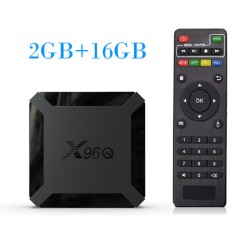 TV BOX Android 10.0 X96Q Allwinner H313 Quad Core 4K Smart Android TV 2.4G Wifi X96 Q Set Top Box European regulations