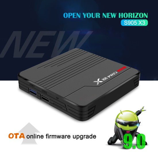 X88 PRO Mini TV Box Android 9.0 Amlogic S905X3 4K 60fps Google Player Media Player 2GB 16GB 4GB 32GB Set Top Box European Plug