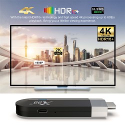 X98 S500 Smart TV Box Android 11 Amlogic S905y4 2.4g 5G Wifi 4k H.265 Hevc Bluetooth EU Plug 2+16GB