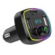 12-24v Qc3.0 Fast Charge Car Charger Bluetooth Black