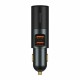 120w Car 2  In  1  Cigarette  Lighter Gold-plated Contacts 3 Fast Charging Ports Car Charger For Cars Off-road Vehicles Large Trucks Dual USB