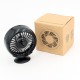 12V Electric Car Fan 360 Degree Rotatable Car Auto Cooling Air Circulator Fan Air outlet - silver