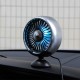 12V Electric Car Fan 360 Degree Rotatable Car Auto Cooling Air Circulator Fan Center console black + air outlet can be rotated