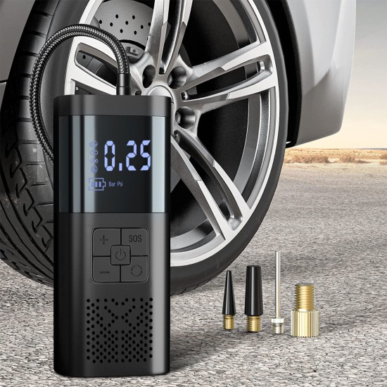 150psi Car Digital Electric Tire Inflator Portable LCD Car Wireless Air Pump Compressor