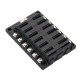 41pcs Pc+pbt 12-way Fuse  Holder With Short Circuit Indicator Light + 12 Fuses + 20 Yellow Cold-pressed Ring Terminal Sets black