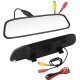 5-inch Mirror Monitor HD Car Backup Camera Rear View System Night Vision Kit Black