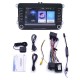 7'' Car Radio Car Multimedia Player Support GPS Navigation Autoradio 2din Stereo Video MP5 For Volkswagen black