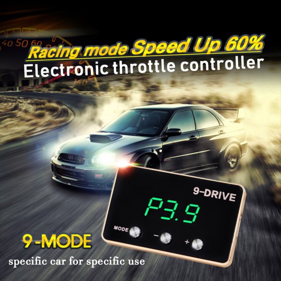 7pcs Electronic Accelerator Throttle Response Controller 9 Drive Modes Smart Throttle Controller Car Modification Accessory Parts 807